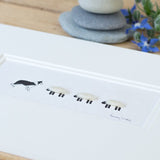 Collie and Sheep bespoke Print