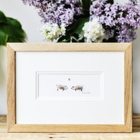 Pigs in Love bespoke Print