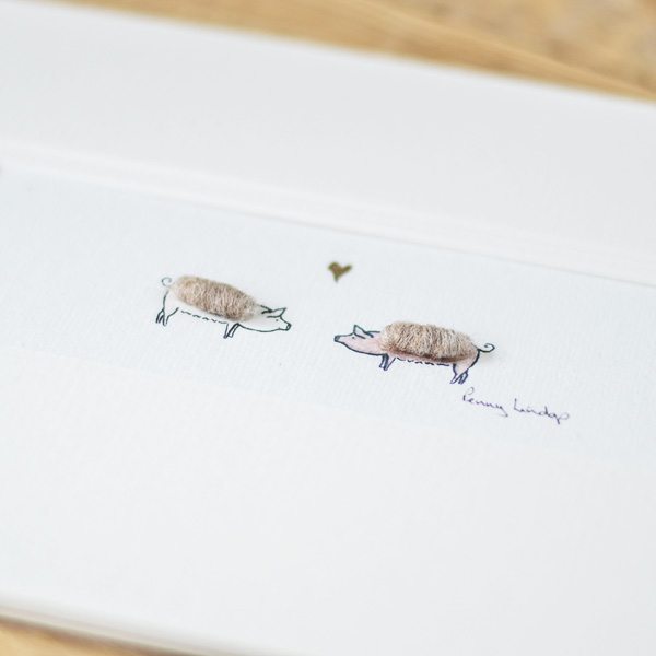 Pigs in Love bespoke Print