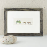 Pigs and John Deere Tractor bespoke Print