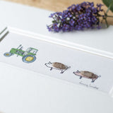 Pigs and John Deere Tractor bespoke Print