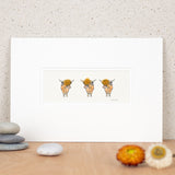 Highland Cows bespoke Print