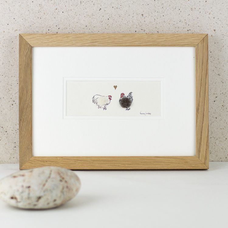 Bantams in love bespoke Print