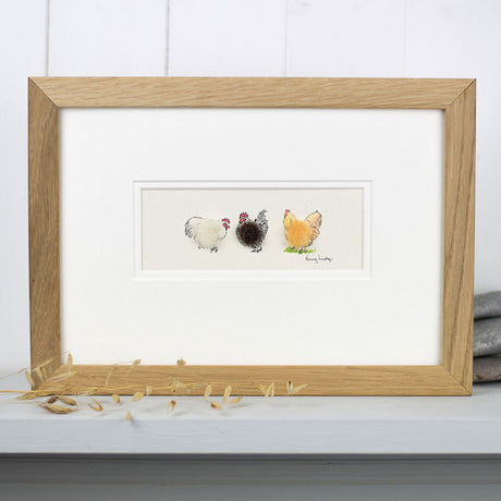 Bantam Chickens bespoke Print