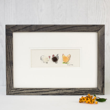 Bantam Chickens bespoke Print