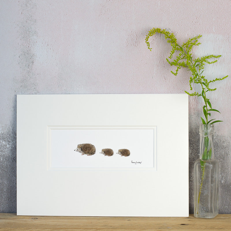 Hedgehogs bespoke Print