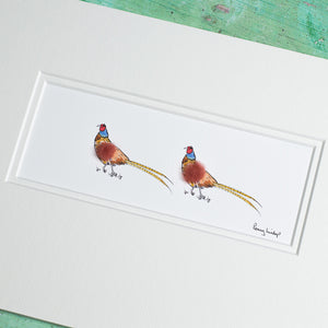 Pheasants bespoke Print