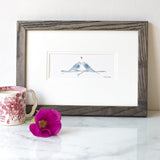 Budgies in Love bespoke Print