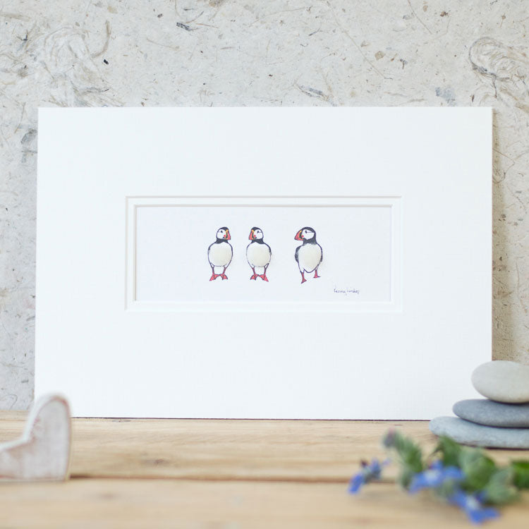 Puffins bespoke Print