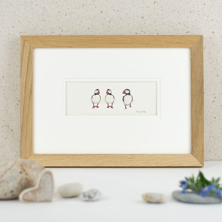 Puffins bespoke Print