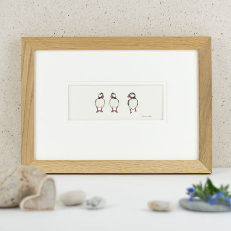 Puffins bespoke Print
