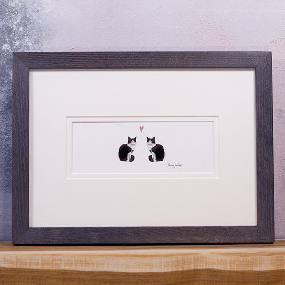 Cats in Love bespoke print