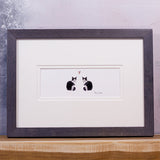 Cats in Love bespoke print