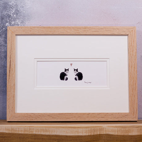 Cats in Love bespoke print
