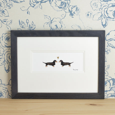 Dachshunds in Love bespoke Print