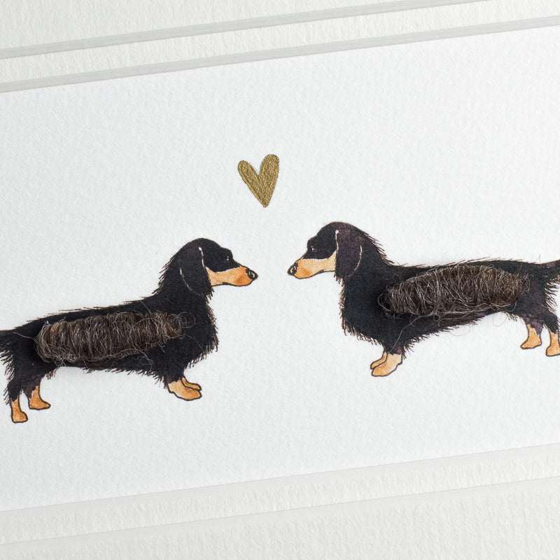 Dachshunds in Love bespoke Print