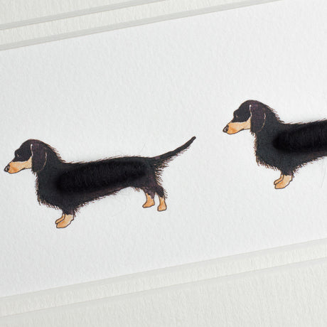 Dachshunds bespoke Print - 2 Dachshunds