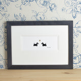 Scottie Dogs in Love bespoke Print