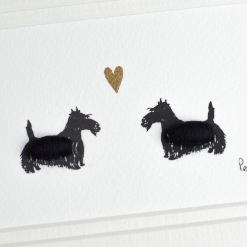 Scottie Dogs in Love bespoke Print
