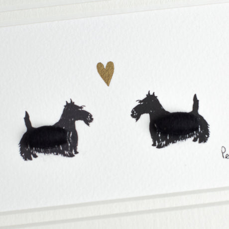 Scottie Dogs in Love bespoke Print