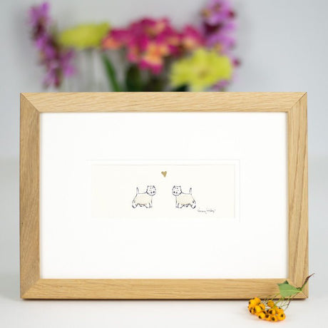 Westies in Love bespoke Print