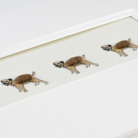 Border terriers bespoke Print