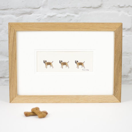 Border terriers bespoke Print