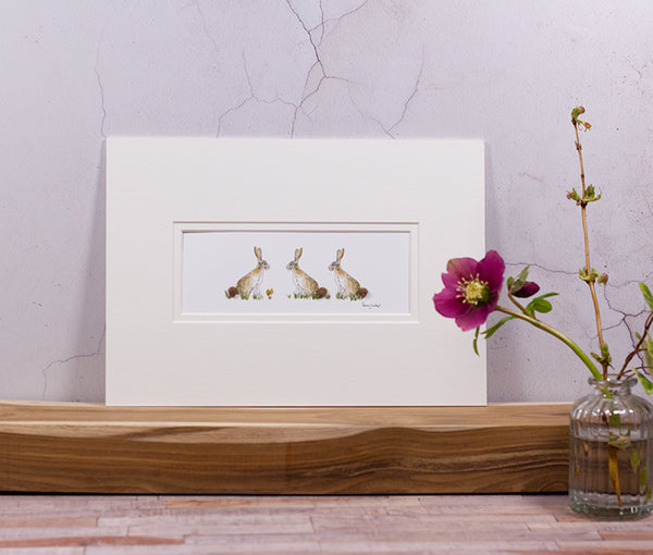 3 Hares bespoke Print