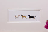 3 Small Dogs bespoke Print