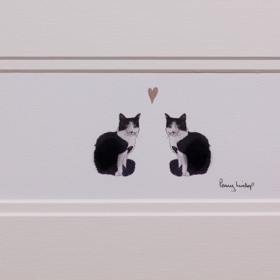 Cats in Love bespoke print