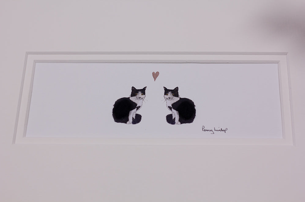 Cats in Love bespoke print