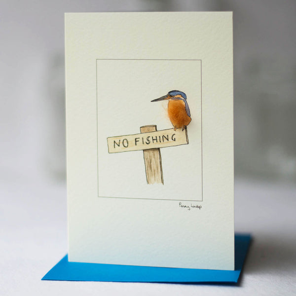 Kingfisher greetings card