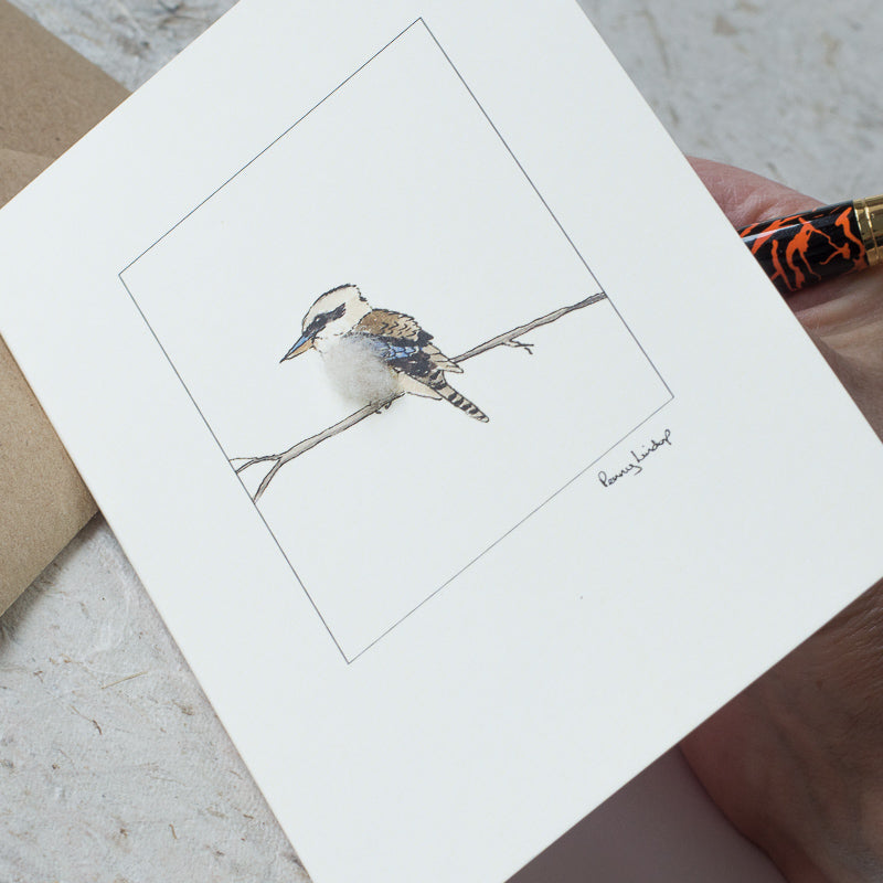 Kookaburra greetings card