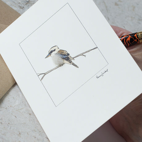 Kookaburra greetings card