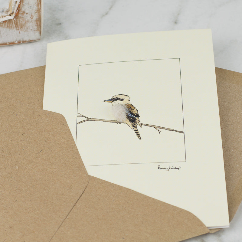 Kookaburra greetings card