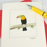 Toucan greetings card