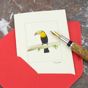 Toucan greetings card