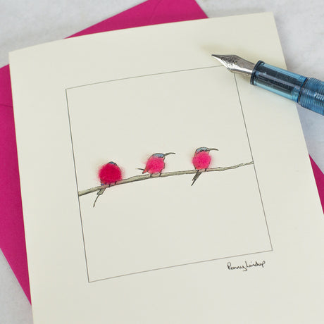 Carmine Bee-Eater card