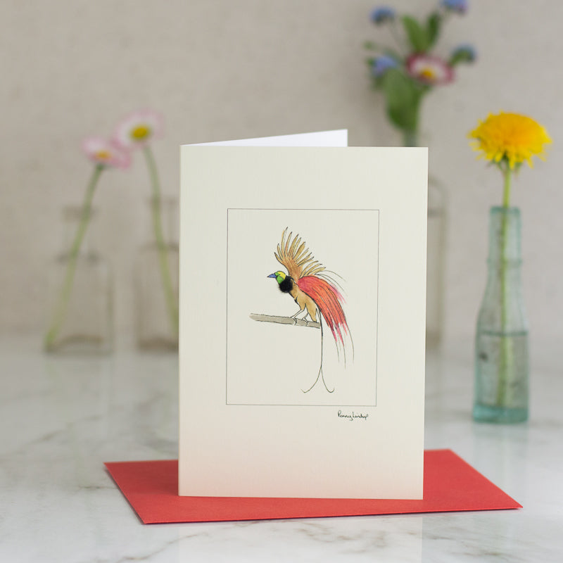 Bird of Paradise Greetings Card