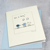 New baby greetings card - "It's a Boy"