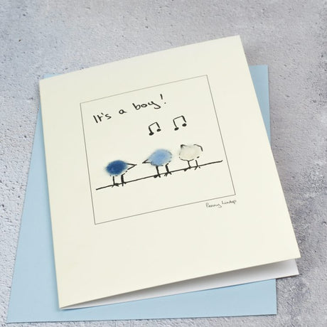 New baby greetings card - "It's a Boy"