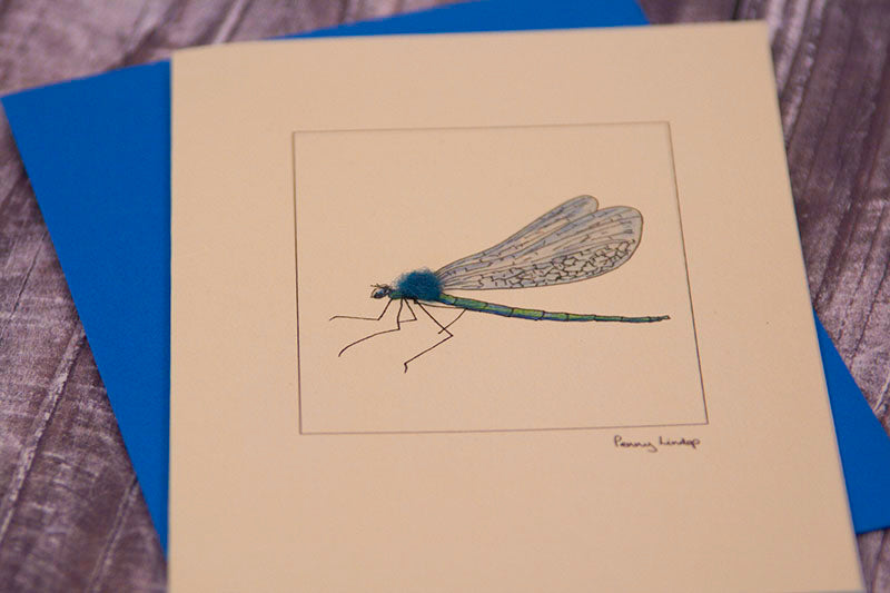 Dragonfly greetings card