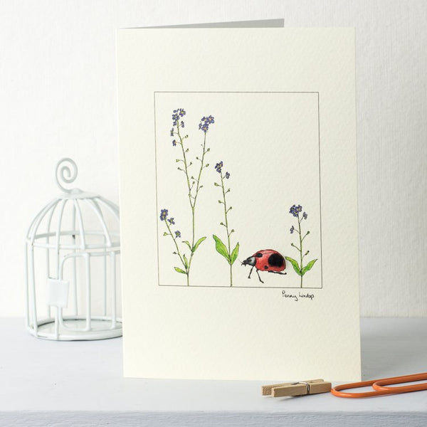 Ladybird greeting card