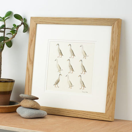 Ducks bespoke Print - Indian Runner ducks