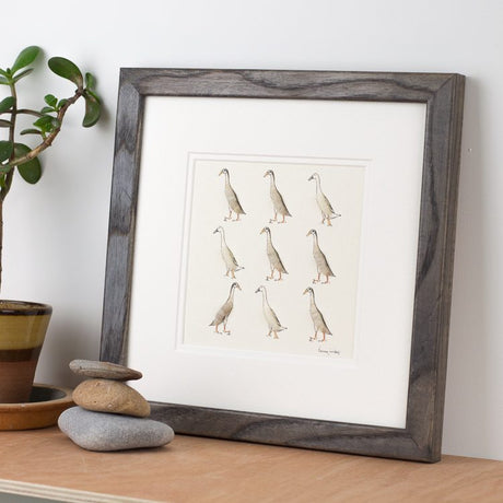Ducks bespoke Print - Indian Runner ducks