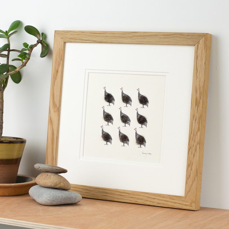 Guinea fowl bespoke picture