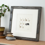 Geese and Border Collie bespoke Print