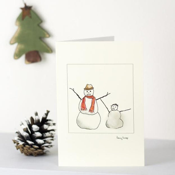 Snowman Christmas card