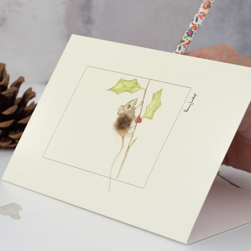 Mouse Christmas card