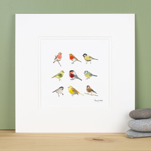 Garden Birds bespoke Print
